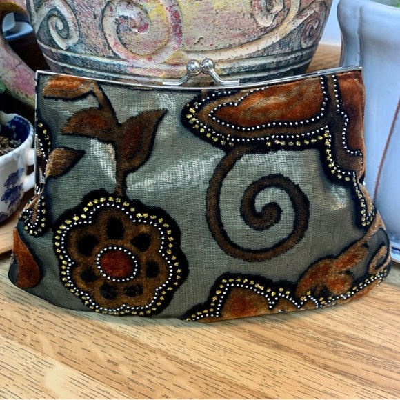 Hand Bag shoulder chain clutch Weddings party dances dress up prom black tie - Picture 2 of 13